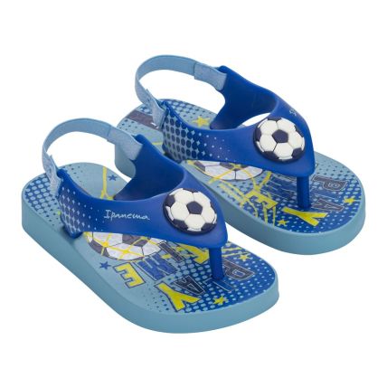 Chinelo Baby Ipanema Sporty - 27247 - Azul/branco/amarelo - Atacado