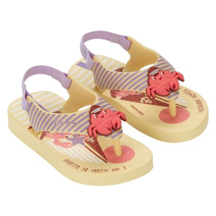 Sandalia Baby Rider Sporty - 27247 - Amarelo/amarelo/lilas - Atacado