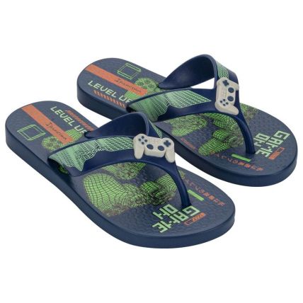 Chinelo Infantil Ipanema Sporty - 27277 - Azul/verde/laranja - Atacado