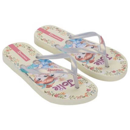 Chinelo Infantil Ipanema Jolie Amores - 27307 - Bege/perolado - Atacado