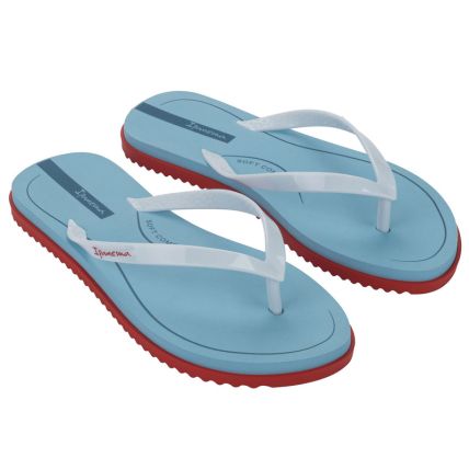 Chinelo Feminino Ipanema Rio - 27314 - Vermelho/branco/azul - Atacado