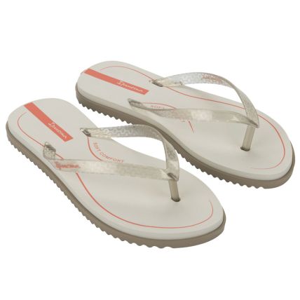 Chinelo Feminino Ipanema Rio - 27314 - Bege/dourado Transparente - Atacado