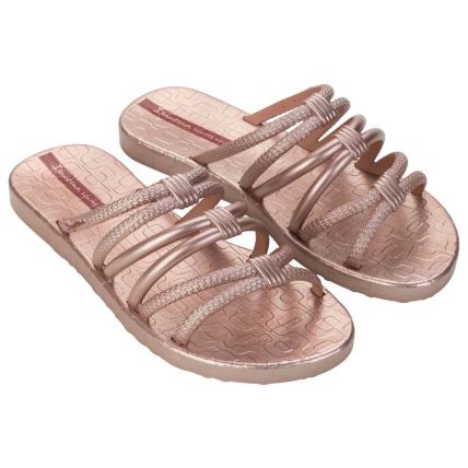 Chinelo Slide Ipanema Diversa Mais - 27322 - Rosa/rose Metalizado - Atacado