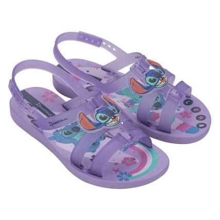 Sandalia Infantil Ipanema Disney - 27372 - Lilas/glitter/azul - Atacado