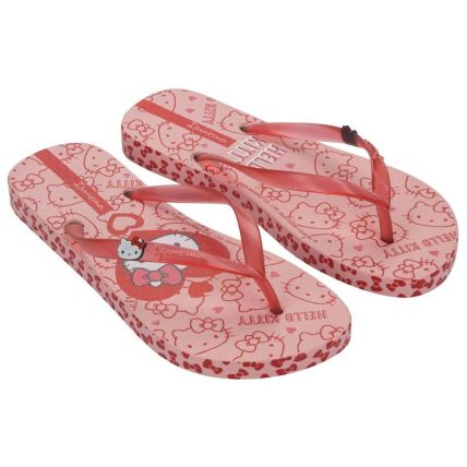 Chinelo Feminino Ipanema Hello Kitty And Friends - 27396 - Rosa/vermelho/branco - Atacado