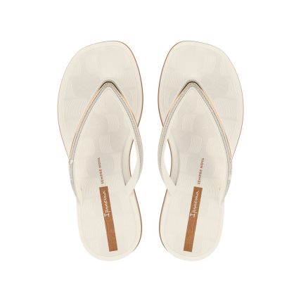 Chinelo Feminino Ipanema Glow - 27398 - Off White/caramelo - Atacado