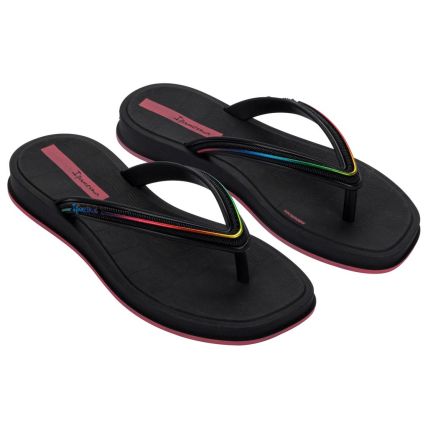 Chinelo Infantil Ipanema Glow - 27399 - Preto/preto/rosa - Atacado