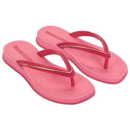 Chinelo Infantil Ipanema Glow - 27399 - Rosa Medio/rosa/dourado - Atacado