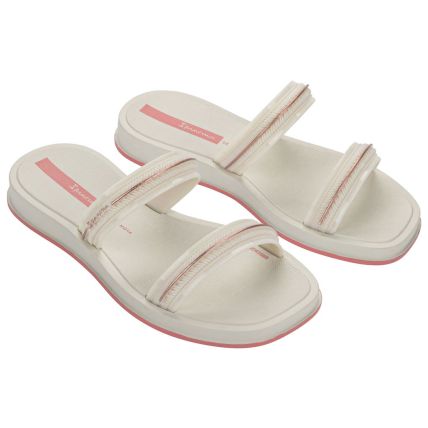 Chinelo Slide Infantil Ipanema Glow - 27401 - Off White/rosa - Atacado