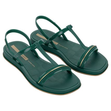 Sandalia Feminina Ipanema Glow - 27402 - Verde/verde/dourado - Atacado