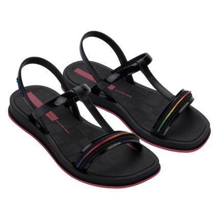 Sandalia Infantil Ipanema Glow - 27403 - Preto/preto/rosa - Atacado