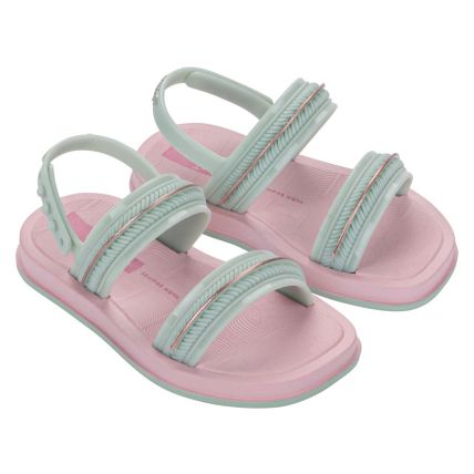Sandalia Baby Ipanema Glow - 27404 - Rosa/verde - Atacado
