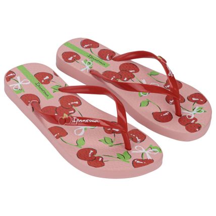 Chinelo Feminino Ipanema Fun Vibes - 27410 - Rosa/vermelho - Atacado