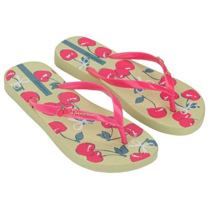 Chinelo Feminino Ipanema Fun Vibes - 27410 - Verde/rosa - Atacado