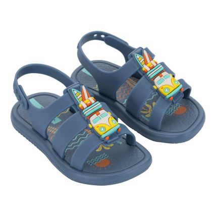 Sandalia Baby Ipanema Fantasy - 27416 - Azul/verde/laranja - Atacado