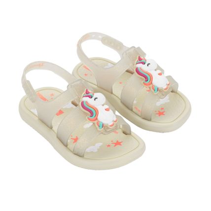Sandalia Baby Ipanema Fantasy - 27416 - Bege/glitter/branco - Atacado