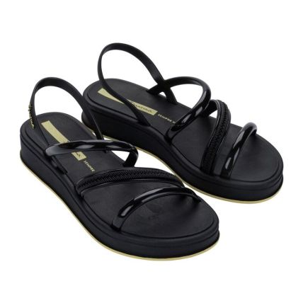 Sandalia Feminina Ipanema Glow Up - 27418 - Preto/preto/amarelo - Atacado