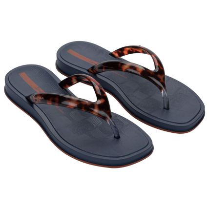 Chinelo Feminino Ipanema Glow Trendy - 27419 - Azul/tartaruga/telha - Atacado
