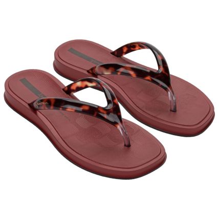 Chinelo Feminino Ipanema Glow Trendy - 27419 - Telha/tartaruga/marrom - Atacado