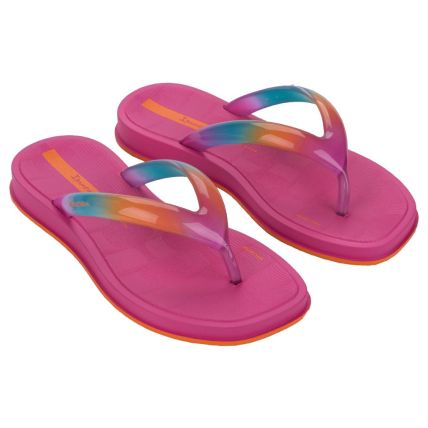 Chinelo Infantil Ipanema Glow Trendy - 27422 - Rosa/laranja/azul - Atacado