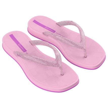 Chinelo Infantil Ipanema Glow Trendy - 27422 - Rosa/rosa Glitter - Atacado