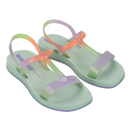 Sandalia Infantil Ipanema Glow Trendy - 27424 - Verde/lilas/rosa - Atacado