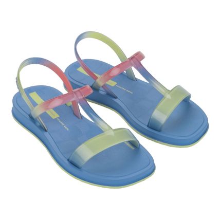 Sandalia Infantil Ipanema Glow Trendy - 27424 - Azul/verde/rosa - Atacado