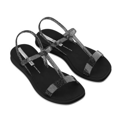 Sandalia Infantil Ipanema Glow Trendy - 27424 - Preto/preto Glitter - Atacado