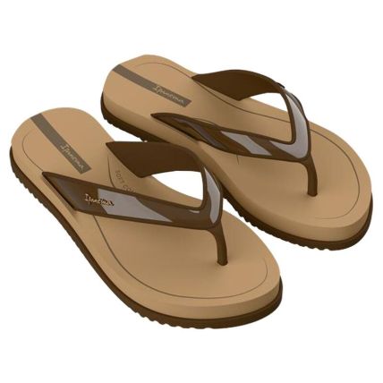 Chinelo Feminino Ipanema Rio Up Comfy - 27426 - Marrom/marrom/bege - Atacado