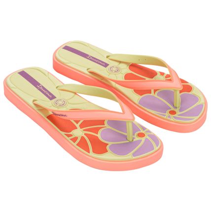 Chinelo Feminino Ipanema Classic Comfy - 27429 - Rosa/verde/lilas - Atacado