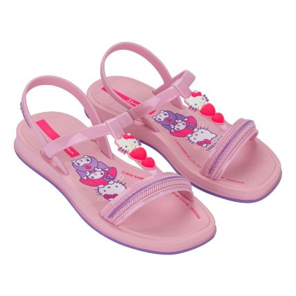 Sandalia Infantil Ipanema Hello Kitty - 27431 - Rosa/rosa - Atacado