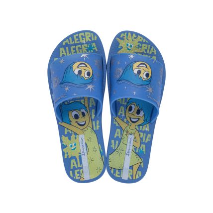 Chinelo Slide Feminino Ipanema Disney Fun - 27448 - Azul/amarelo - Atacado