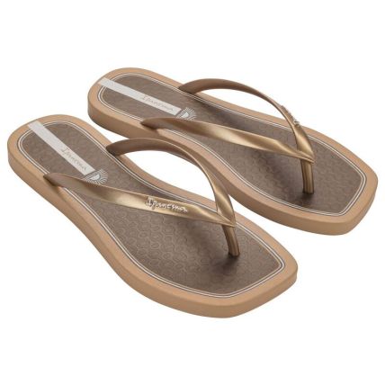 Chinelo Feminino Ipanema Edge Glam - 27450 - Bege/bronze - Atacado