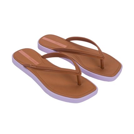 Chinelo Feminino Ipanema Edge Comfy - 27451 - Lilas/marrom/bege - Atacado