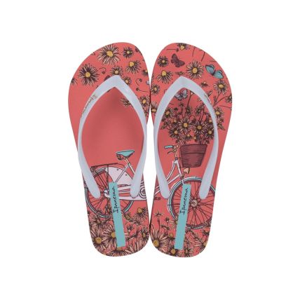 Chinelo Feminino Ipanema Mari Bloom - 27454 - Rosa/branco/cobre - Atacado