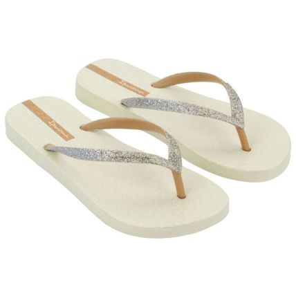 Chinelo Feminino Ipanema Power Glitter - 27456 - Bege/glitter/marrom - Atacado