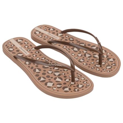 Chinelo Feminino Ipanema Mood - 27508 - Marrom/marrom/preto - Atacado