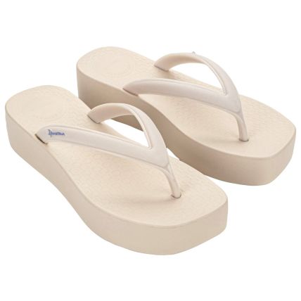 Tamanco Feminino Ipanema Pluma Up - 27516 - Bege/bege/azul - Atacado