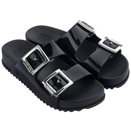 Chinelo Slide Feminino Zaxy Partner Iii - 18063 - Preto - Atacado