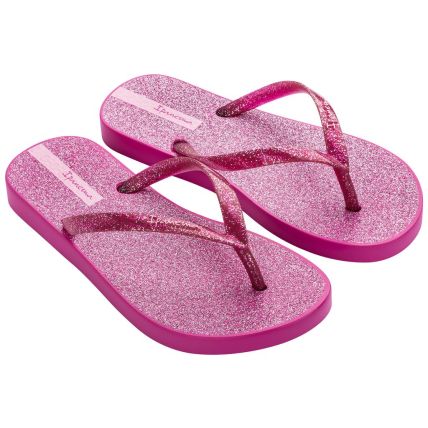 Chinelo Infantil Ipanema Glitter - 26622 - Rosa Escuro/glitter - Atacado