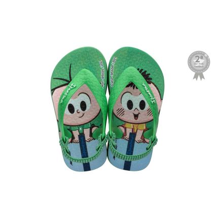 Chinelo Baby Ipanema Turma Da Monica - 26791 - Verde/verde/azul (Aa151) - Atacado