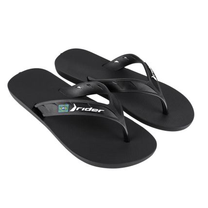 Chinelo Masculino Rider Street Brasil - 11960 - Preto/preto - Atacado