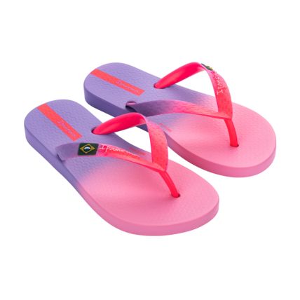 Chinelo Infantil Ipanema Brasil Print - 27050 - Rosa/lilas - Atacado