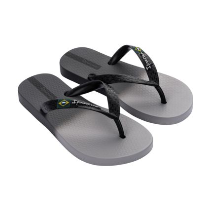 Chinelo Infantil Ipanema Brasil Print - 27050 - Cinza/preto - Atacado