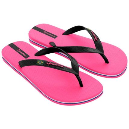 Chinelo Feminino Ipanema Brasil - 27040 - Rosa/preto - Atacado