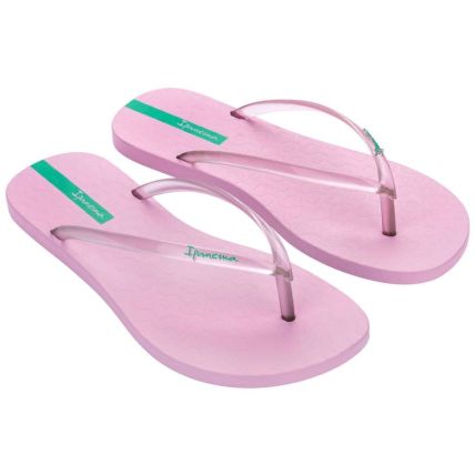 Chinelo Feminino Ipanema Easy - 26770 - Rosa/Rosa Transparente - Atacado