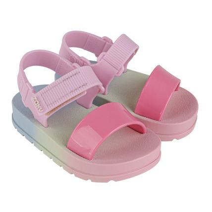 Sandália Baby Zaxynina Moderninha - 18501 - Rosa/lilas/degrade - Atacado