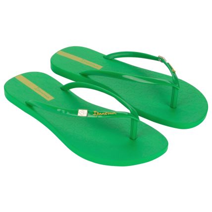Chinelo Feminino Ipanema Brasil Chic - 27172 - Verde/Verde/Amarelo - Atacado