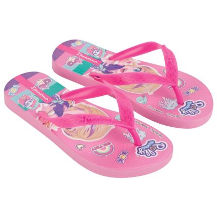 Chinelo Infantil Ipanema Polly E Max Steel - 26048 - Rosa/Rosa - Atacado