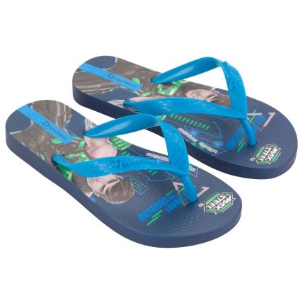 Chinelo Infantil Ipanema Polly E Max Steel - 26048 - Azul/Azul Médio - Atacado